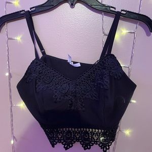 Pattern Crop Top